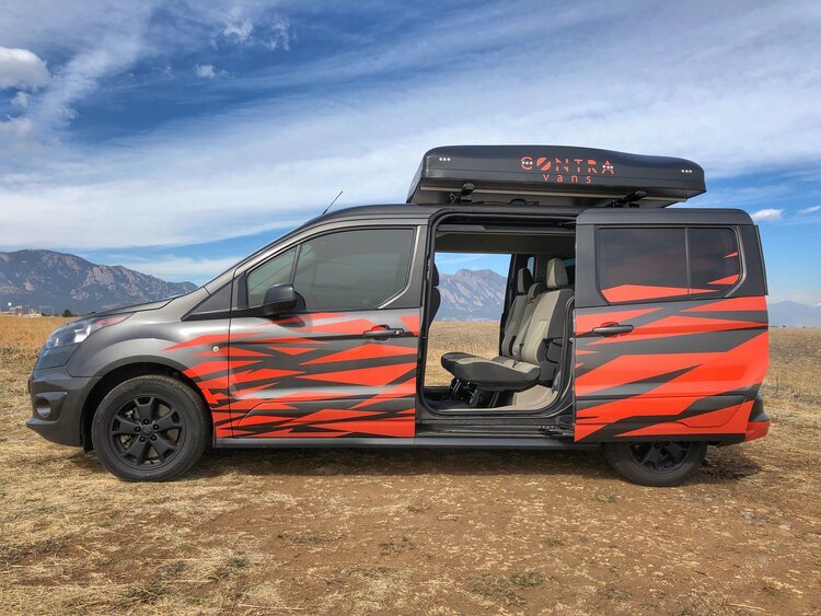 The Contravans Family Camper Van keeps its five seats and adds full cooking and sleeping capabilities