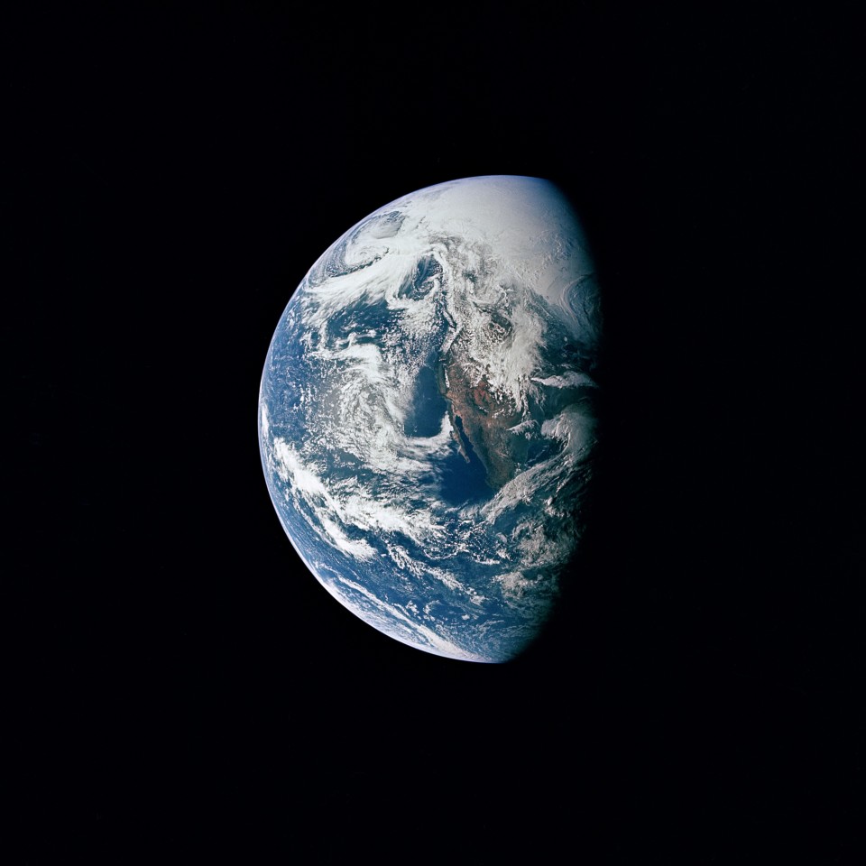 The Earth as seen from Apollo 13