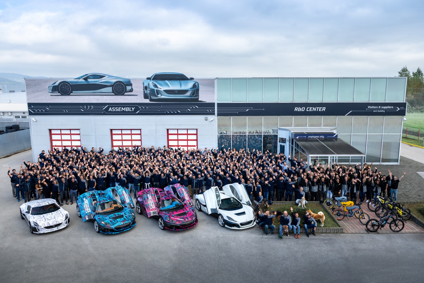 In ten years, Rimac has grown to be a 750-strong company