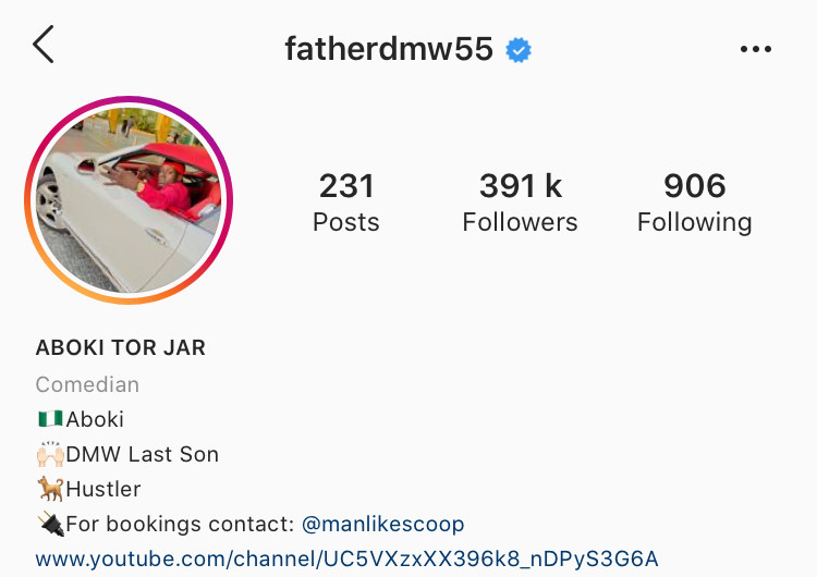 Move over Kadarshians, we’re now keeping up with FatherDMW on Instagram Live