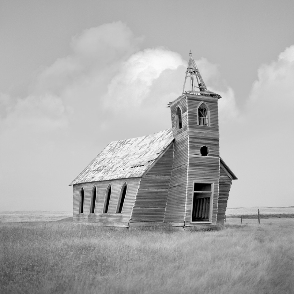 Nominee, Architecture, Professional. An abandoned and collapsing church in Dooley, Montana