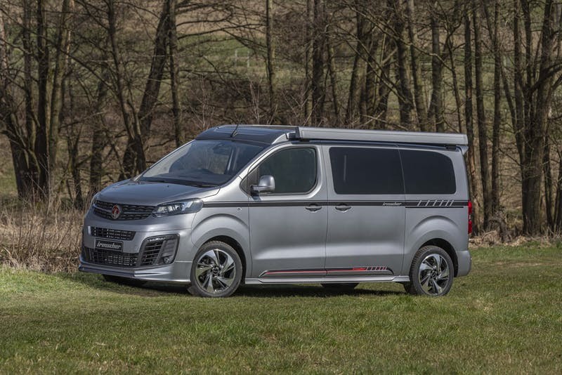 The available Irmscher kit gives the Vivaro Blighty a low, aggressive appearance