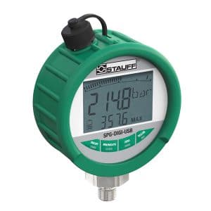Digital Pressure Gauge with Data Logger and USB Interface