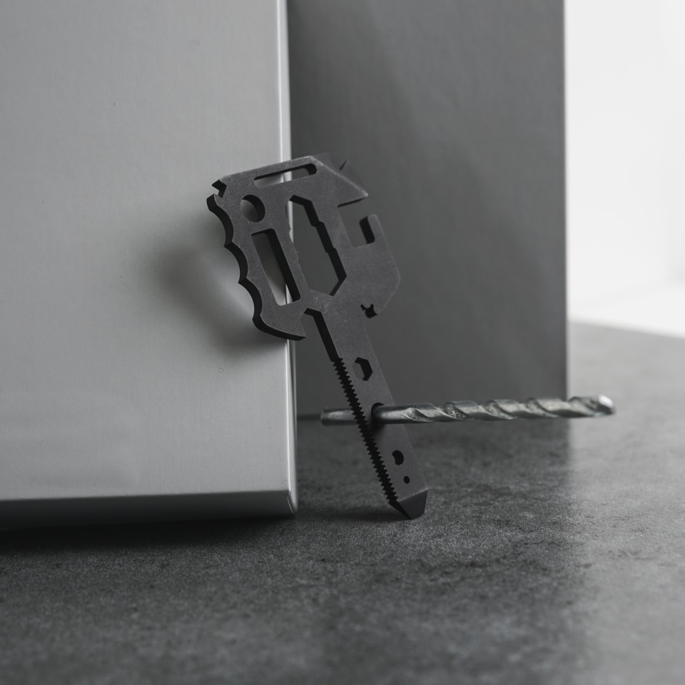 Like a lot of multitools that are designed to save on weight and size, the MultiKey has an array of holes carefully machined into the body that allow it to perform a range of functions
