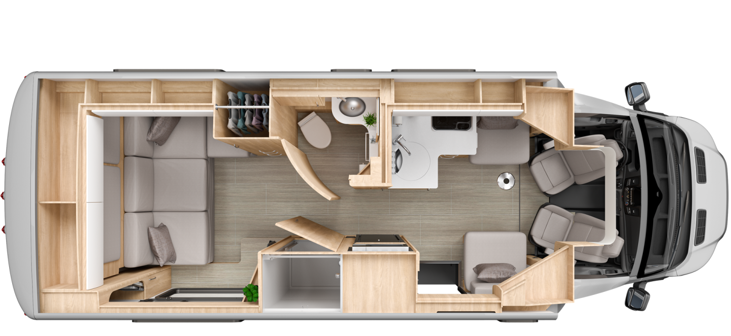 Leisure Travel Vans Wonder Rear Lounge