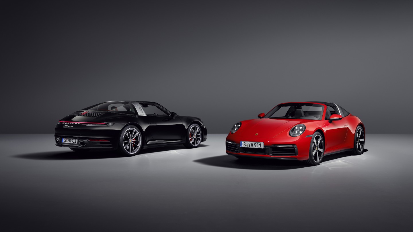The 911 Targa comes in 4 and 4S models, with little to distinguish them visually but quite a performance gap