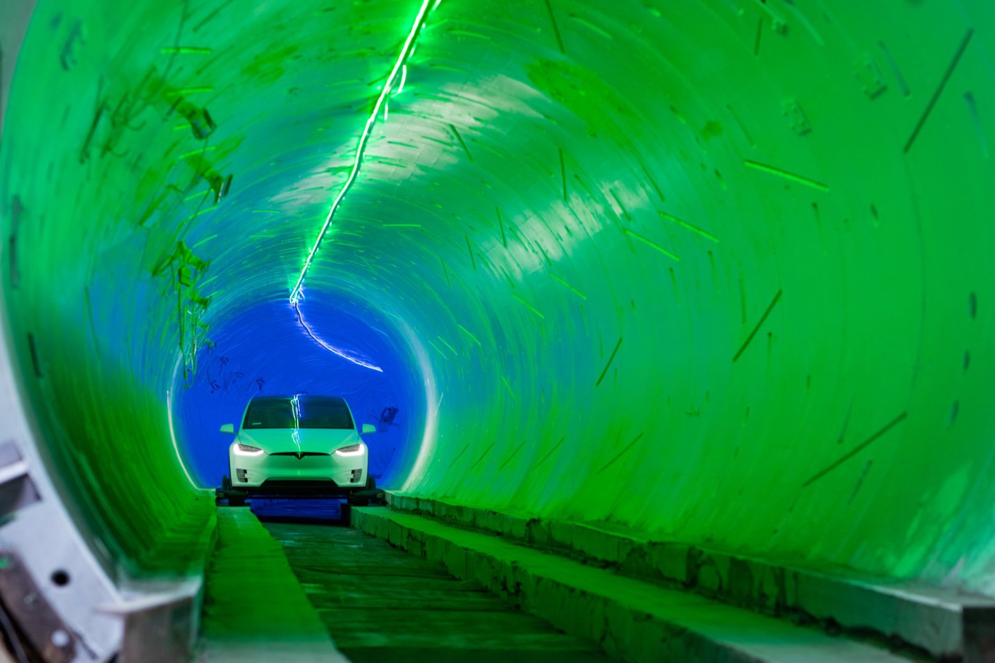 A look inside The Boring Company's test tunnel