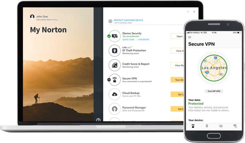 Norton – cel mai avantajos pachet antivirus cu VPN
