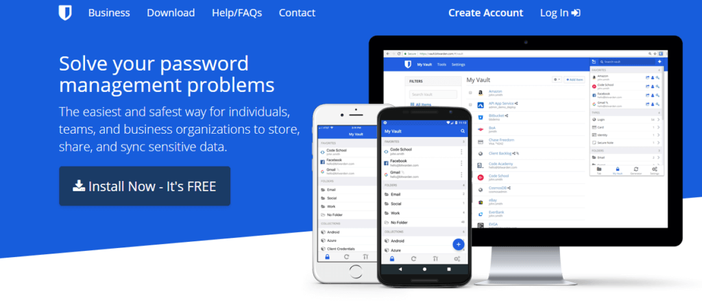 Bitwarden — Open-Source Option with Unlimited Password Storage