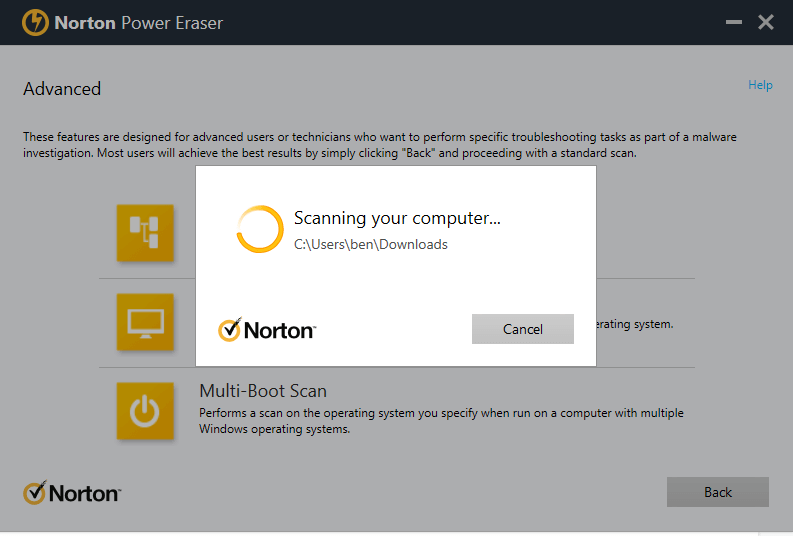 Norton Power Eraser — Beste downloadbare virusscanner en virusverwijderaar (gratis online download)