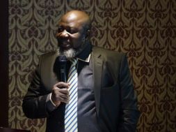 Barrister Adebayo Shittu, the new Minister of Communications, speaks at the A4AI Stakeholders Forum held today in Lagos