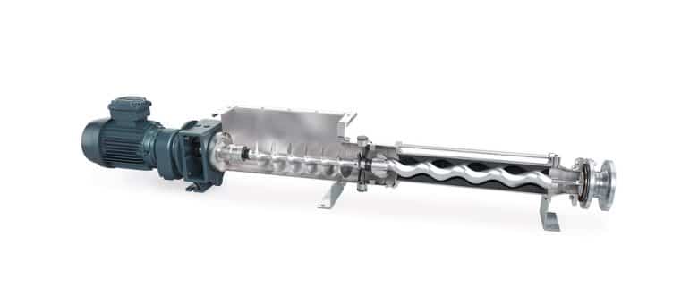 Cutting and Conveying in One Aggregate NETZSCH Supplements the NEMO® Hopper Pump with a Cutting Device