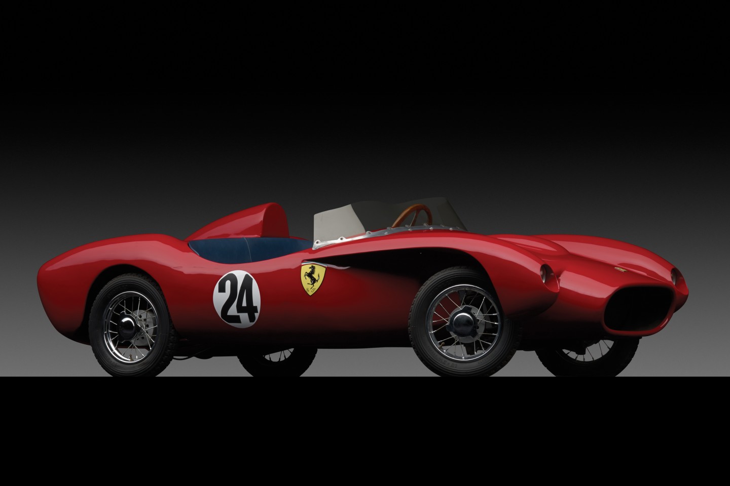 In a remarkable coincidence, history repeated itself in November 2013, when RM Auctions (now RM-Sotheby’s) sold the world’s most expensive children’s car at its annual December sale in New York. Produced by Modena Ferrarina Italia, the ½ scale Ferrari 250 Testa Rossa replica sold for $126,500. The electric-powered Testa Rossa replica has a handmade steel bodywork and was distributed in-period by the American Ferrari distributor, Luigi Chinetti Motors. It is believed that twenty-five Testa Rossa replicas were built, with fewer than five remaining worldwide. This car was previously owned by renowned Ferrari collector Kirk F. White, who had it restored to the same standards as his concours-winning full-sized Ferraris. The car still holds the world record price for a children’s car at auction.