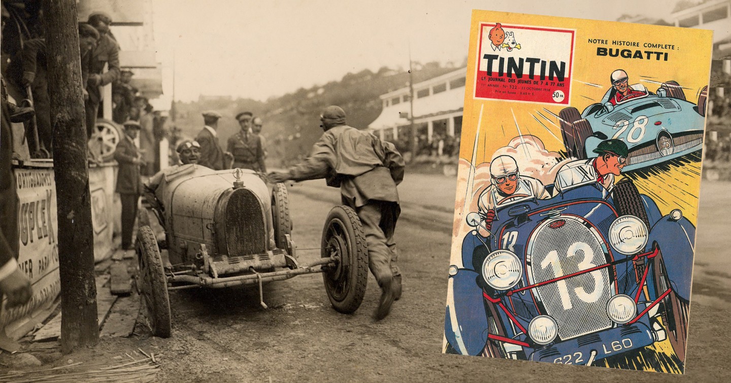 As Bugatti's dominance grew, it became the stuff of comic books and "Boy's Own" type annuals, the only media targetted at adolescent males of the day. Bugatti's bright blue "French livery set it apart from the cars of other nationalities (cars prior to WW2 tended to run in national colours), and the distinctive Bugatti horseshoe radiator and aluminum wheels made the Bugatti Type 35 a symbol of automotive excellence.