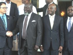 Country Director, Korea International Co-Operation Agency (KOICA), Mr. Sang-Hoon Jung; Minister of Communications Mr. Adebayo Shittu; Permanent Secretary, Federal Ministry of Communications, Arch. Sunny Echono and Director of e-Government, Mr. Tope Fashedemi seen Tuesday at the Stakeholders’ Engagement Workshop on e-Government Master Plan 2020 organised by the Federal Ministry of Communications in Abuja