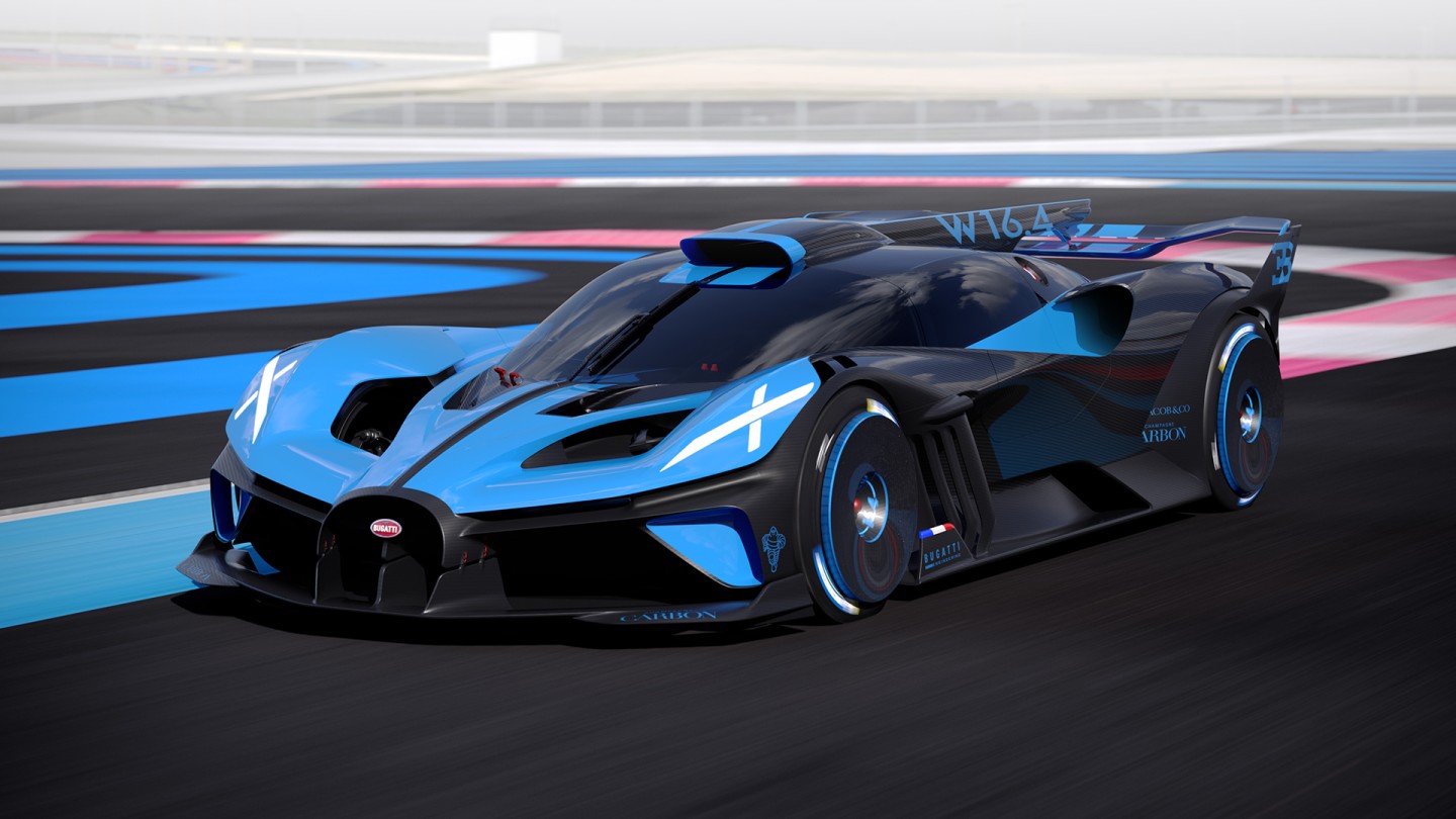 The Bugatti Bolide is designed to exceed speeds of 500 km/h