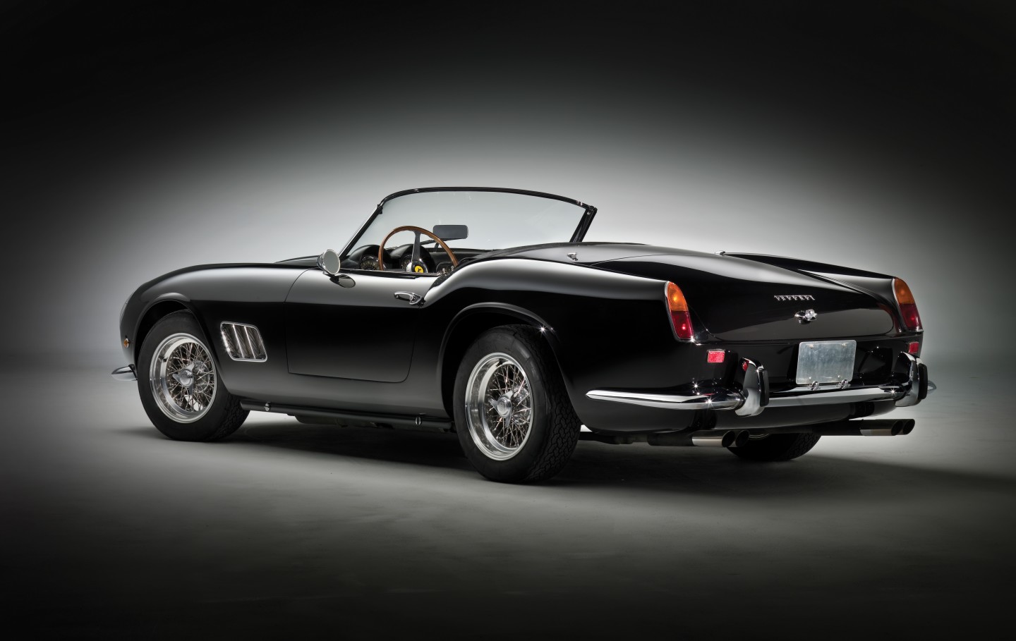 The first incarnation of the 250GT California Spider finished fifth outright in the 1959 24 Hours of ours of Le Mans. Hours of Le Mans. In 1961, Ferrari shortened the wheelbase to offer razor-sharp steering, replaced the drums with disc brakes, and the 276 hp three-litre SWB California was born. This car is one of the best known of the limited edition SWB Californias.