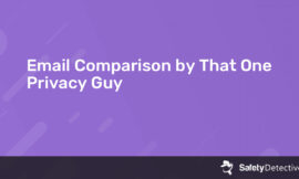 Email Comparison by That One Privacy Guy