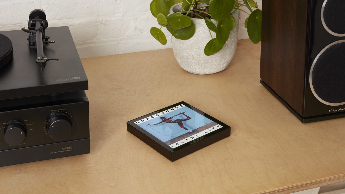The Slevenote digital music players could be used with a compatible living room hi-fi system