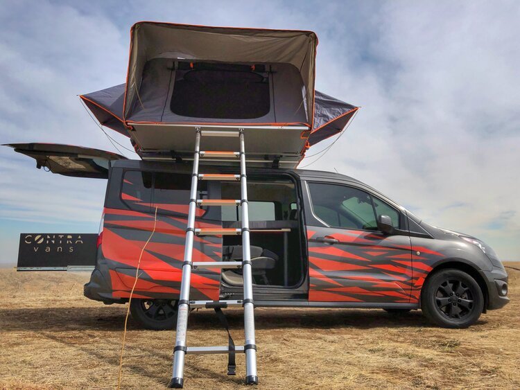 The Family Camper Van has five seats and five sleeping berths