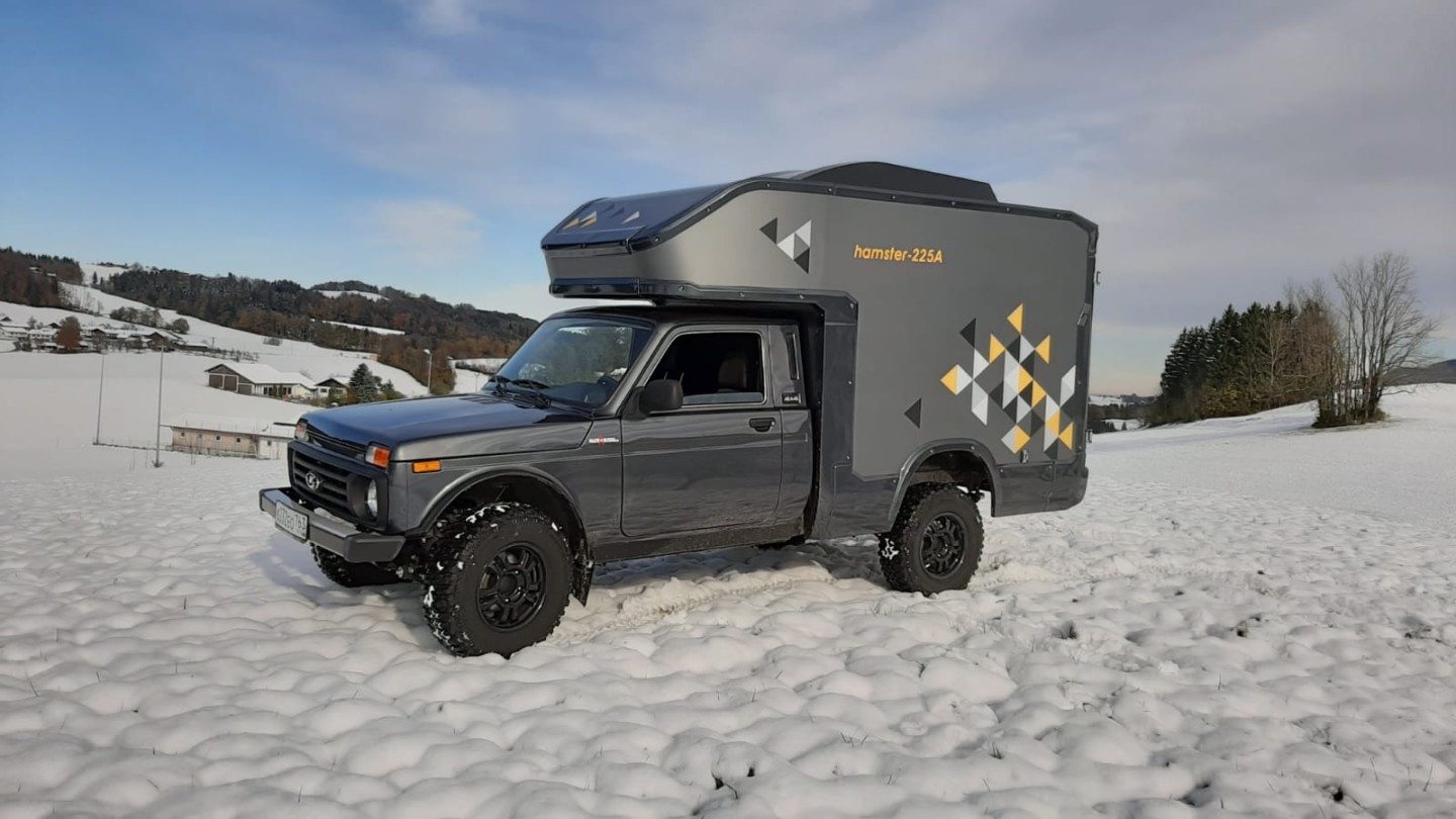 Lux Form turns the Lada Bronto 4x4 into a rugged mini-camper for two