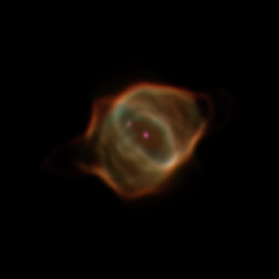 The Stingray nebula as it appeared in 2016, much smaller and dimmer than it was just 20 years earlier