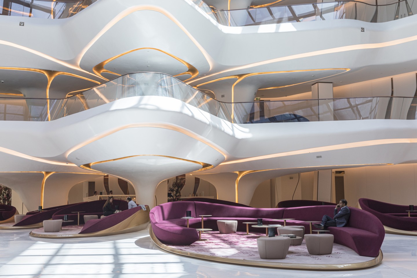 The Opus is the only hotel to have both its exterior and interior designed by the late starchitect Zaha Hadid herself