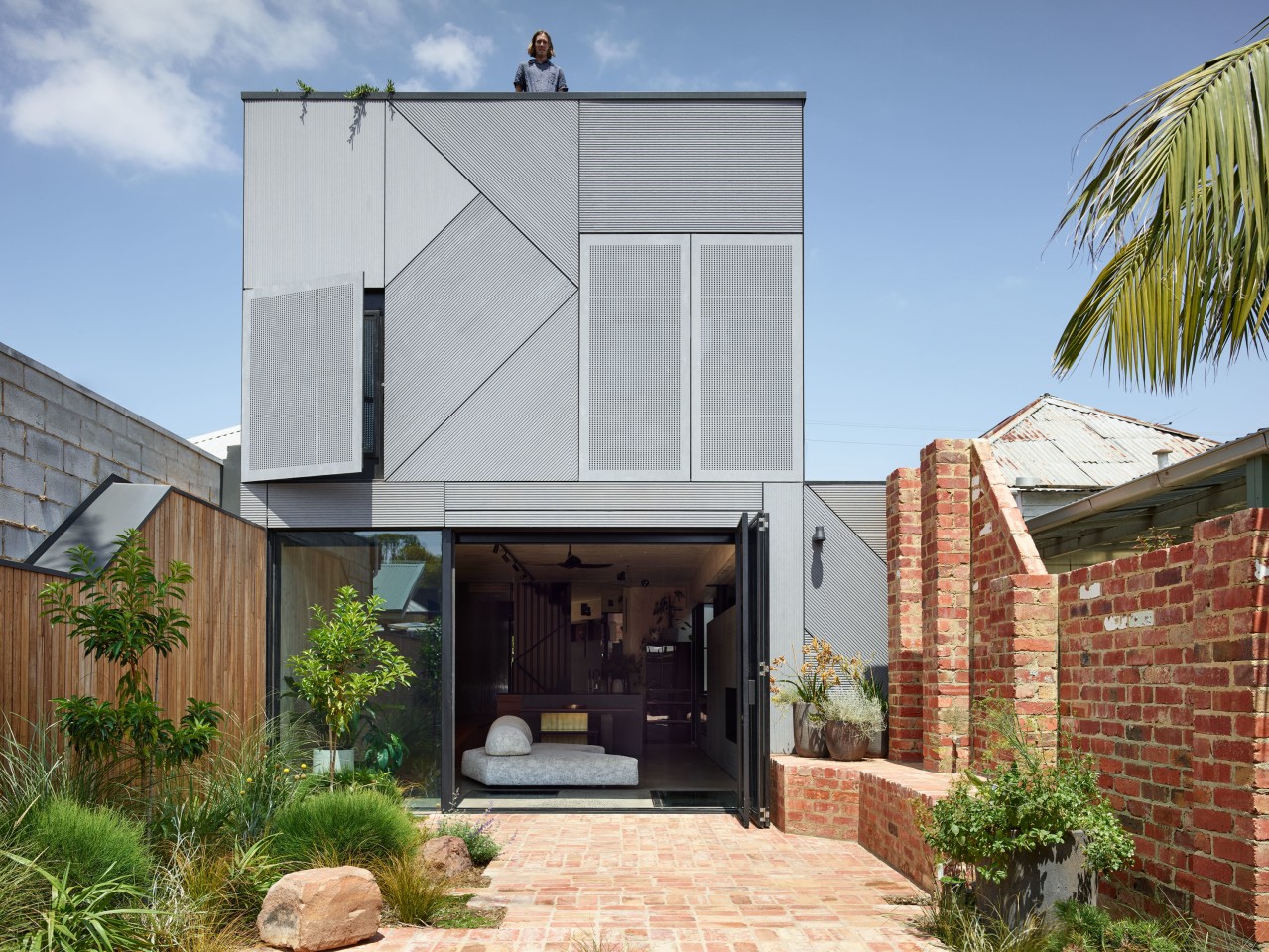 Union House, by Austin Maynard Architects, updates an aging Australian home with a CLT extension and some fun additions