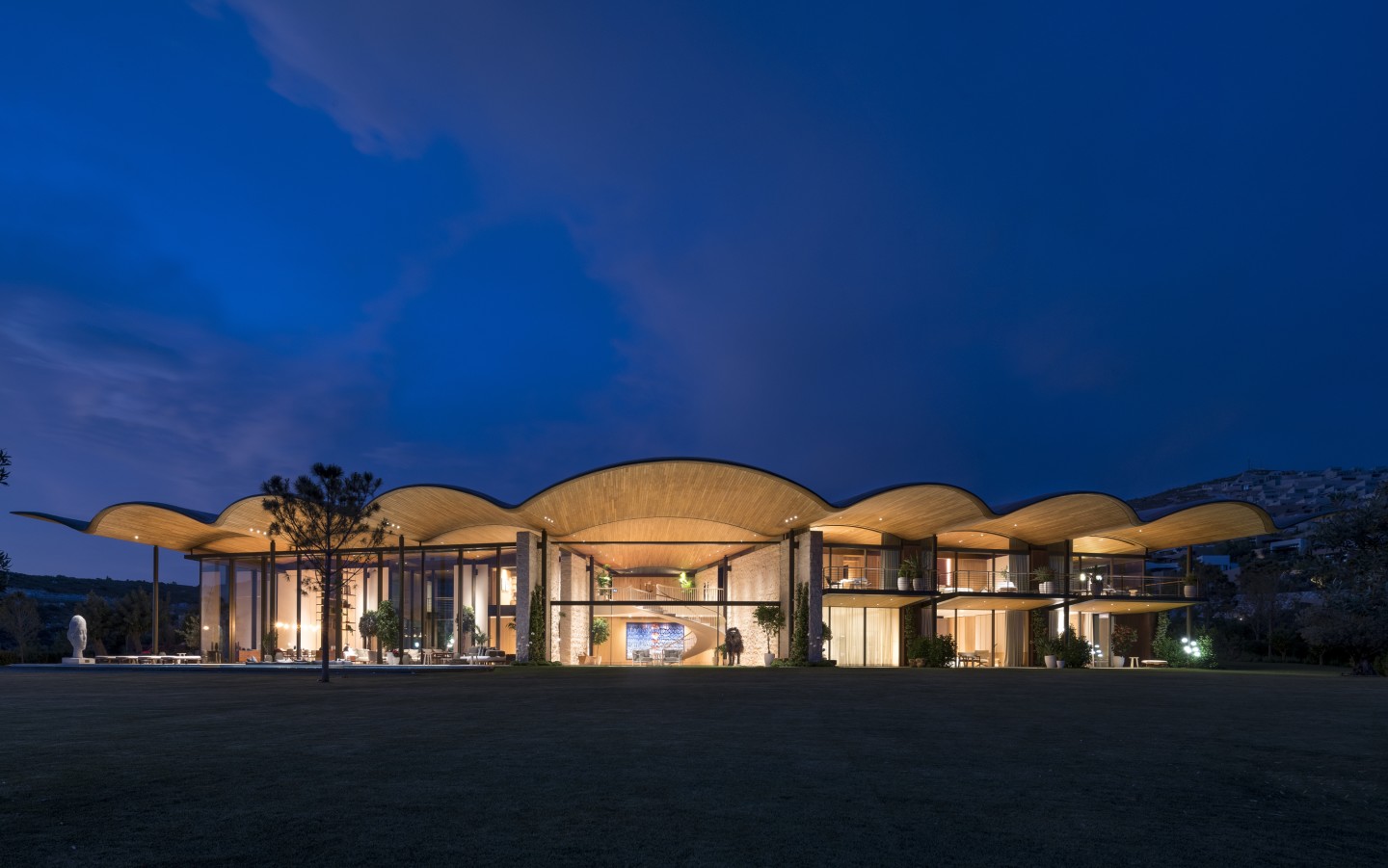 Dolunay Villa is a rare example of a huge firm like Foster+ Partners designing a private home