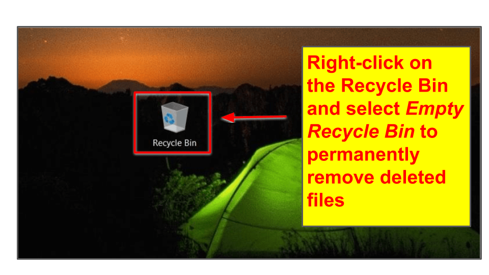 Empty Your Recycle Bin