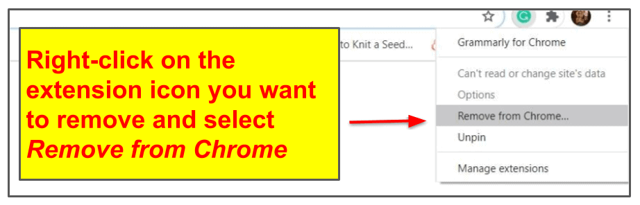 Remove Unused Browser Extensions