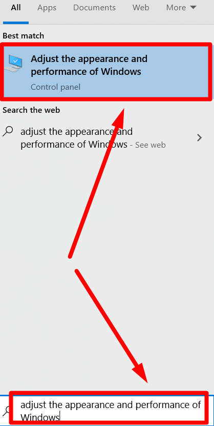 Adjust Appearance &amp; Visual Settings