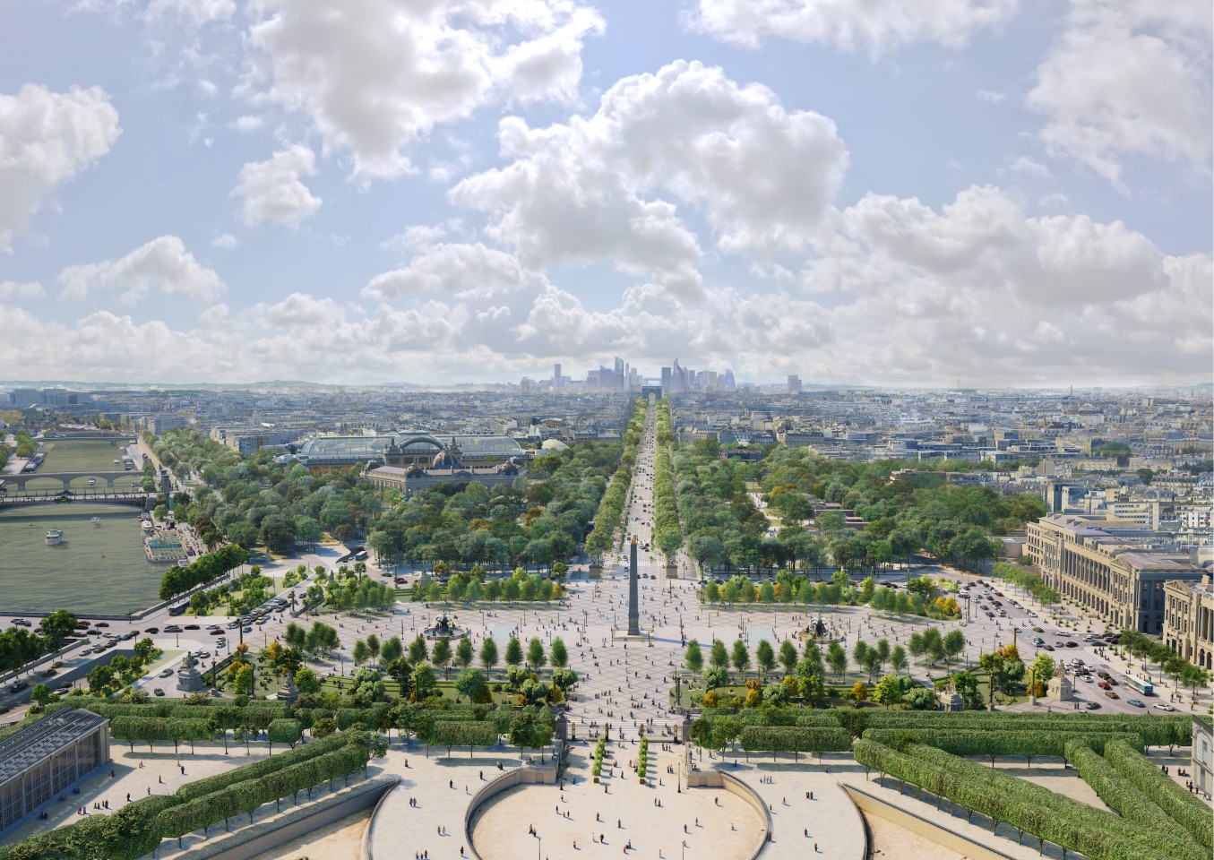 According to PCA-Stream, only 5 percent of visitors to the Champs-Élysées are actually Parisians, with the rest tourists. The firm hopes to attract locals back with its new scheme