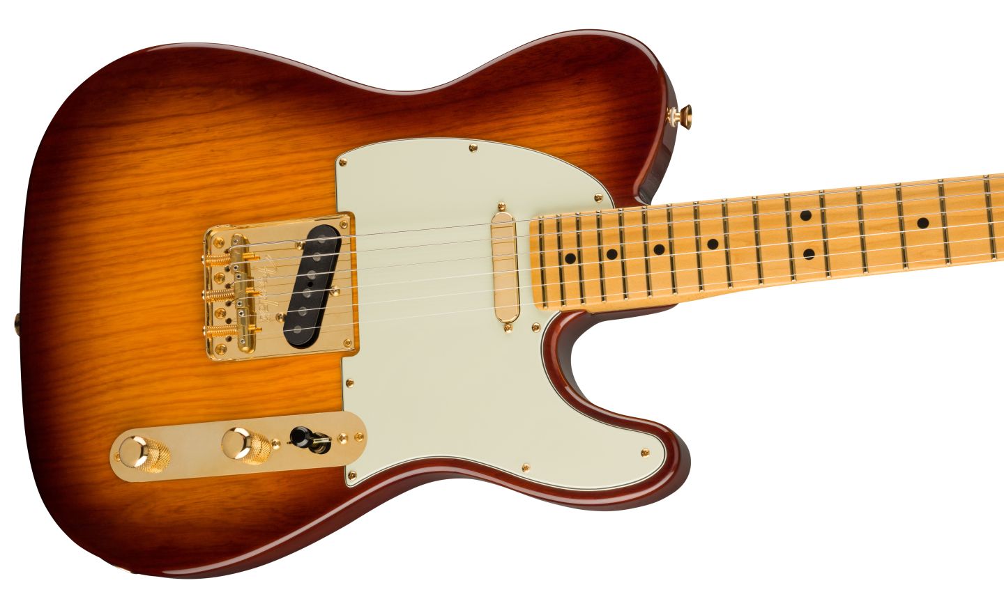 The Platinum edition Telecaster's Twisted Tele pickups deliver searing twang tones