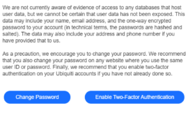 Ubiquiti: Change Your Password, Enable 2FA