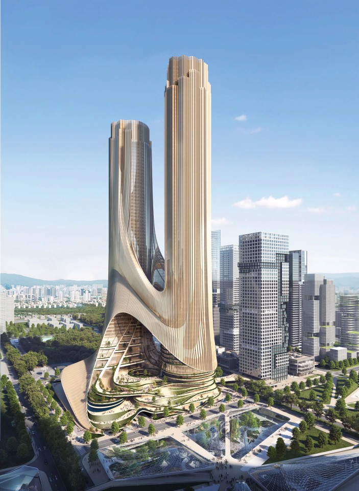 Tower C is part of a wider development in Shenzhen, China, called the Shenzhen Bay Super Headquarters Base