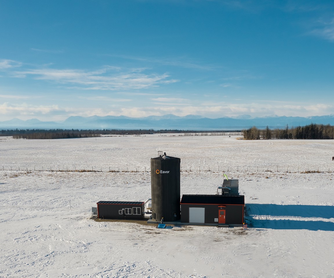 The Eavor-Lite prototype station has been up and running for more than a year in Alberta, Canada
