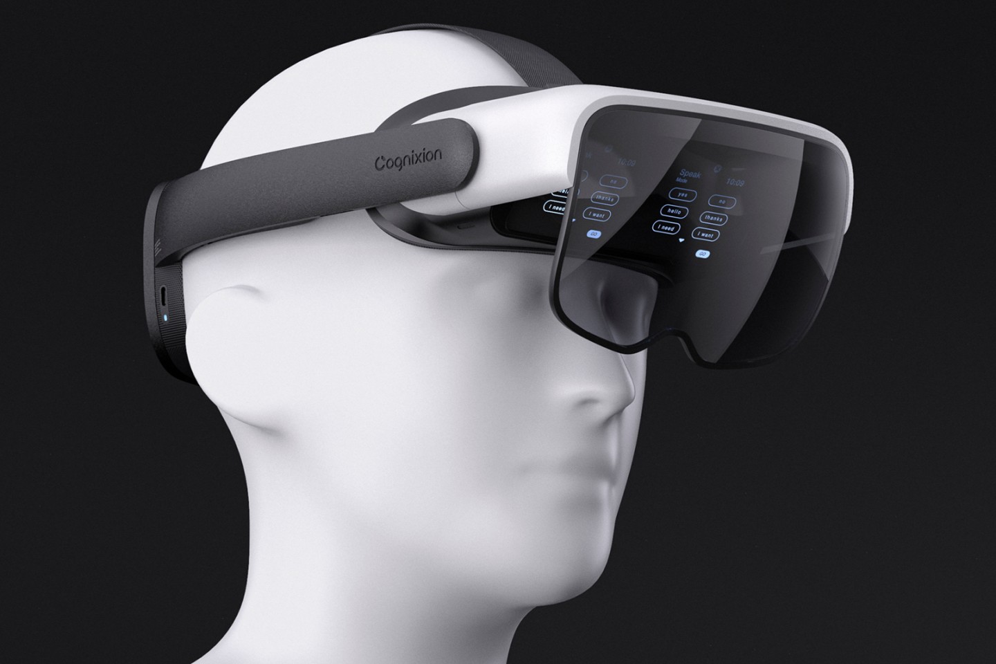 The AR headset is fully self-contained, with 4G on board