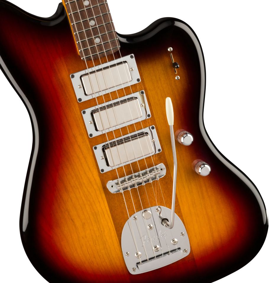 A five-way blade switch selects the Seymour Duncan mini-humbucker tones