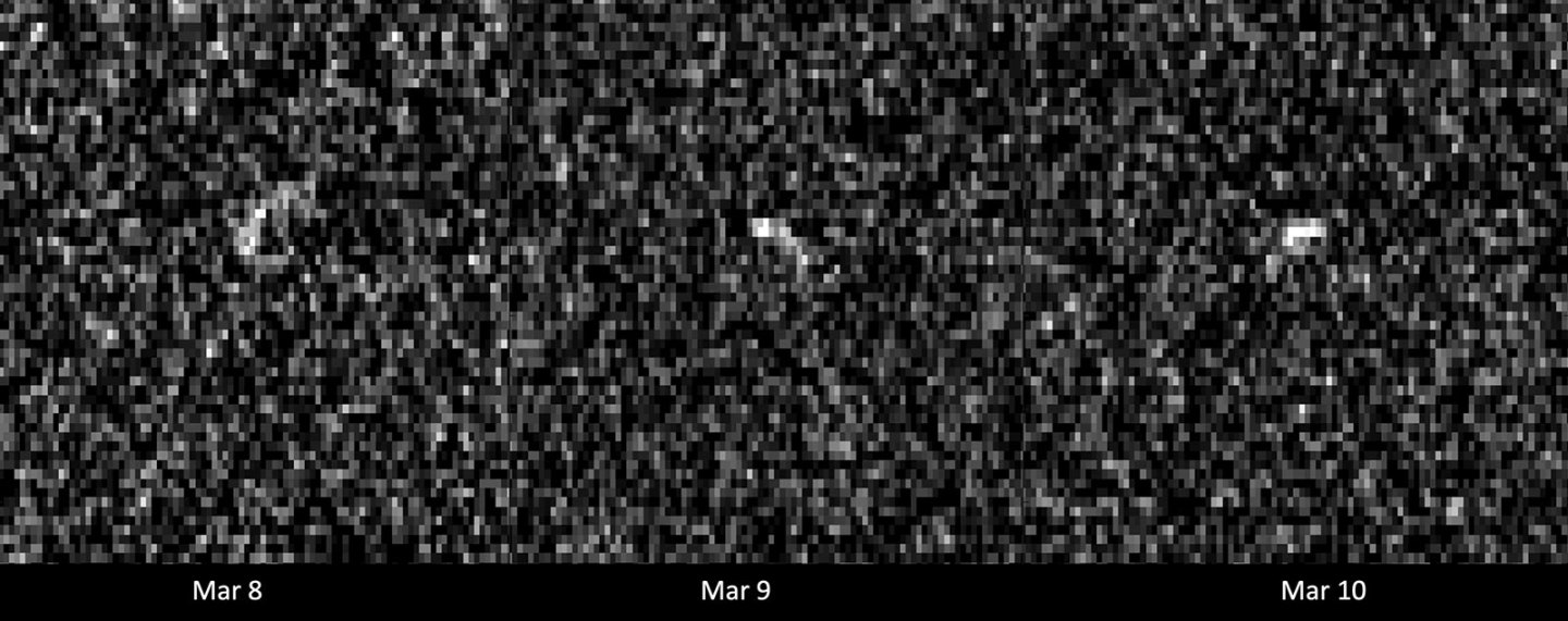 Radar images of 99942 Apophis