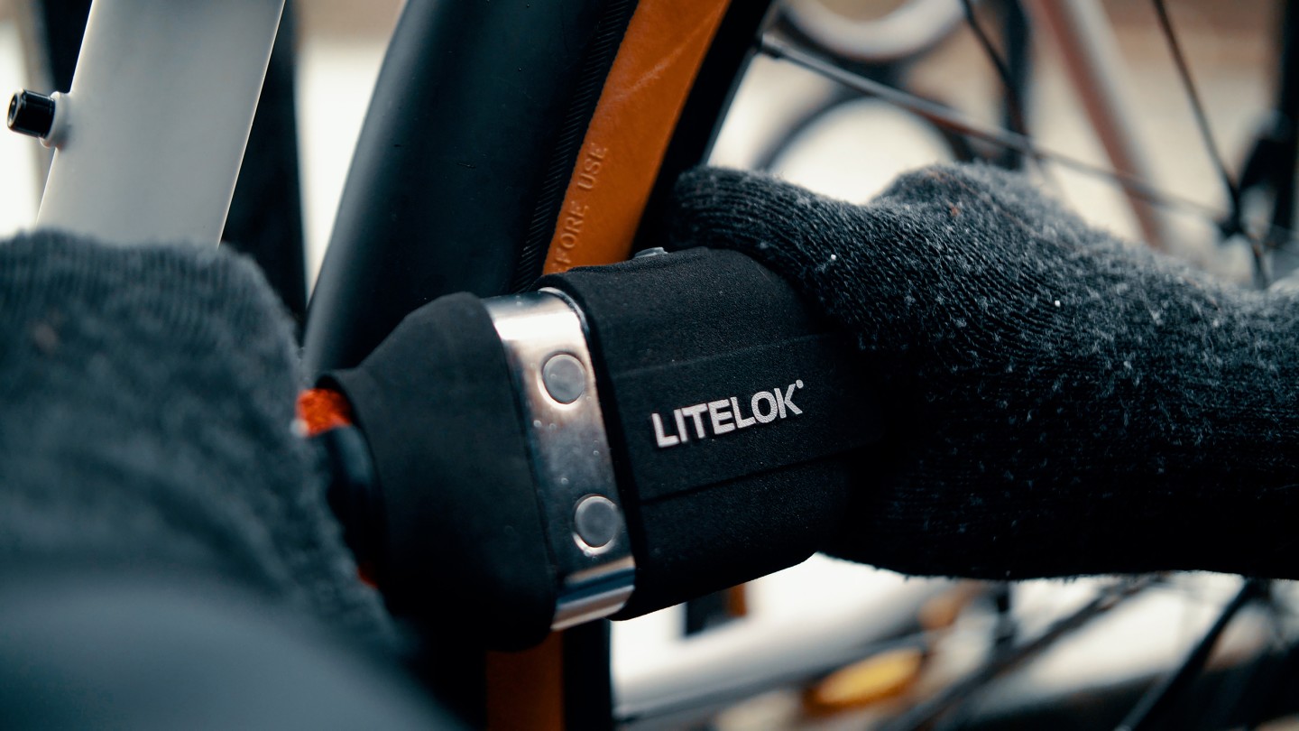 The Litelok Core's locking mechanism is made of marine-grade stainless steel