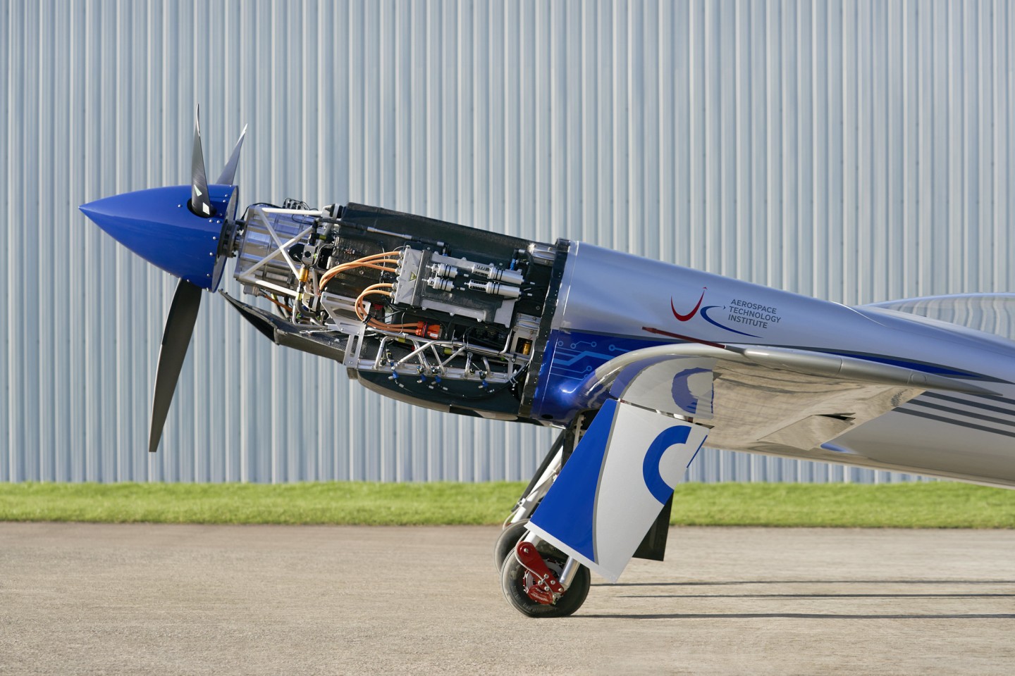 The 500-hp (400-kW) all-electric powertrain is designed to one day propel the electric Spirit of Innovation aircraft to speeds in excess of 300 mph (482 km/h)