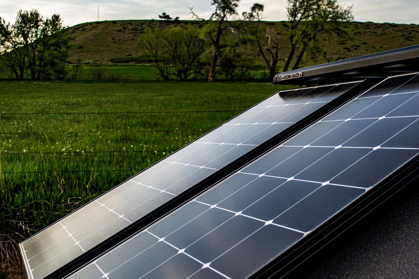 The Nomad comes standard with 200 watts of solar panels to keep all its onboard electrical equipment running off-grid