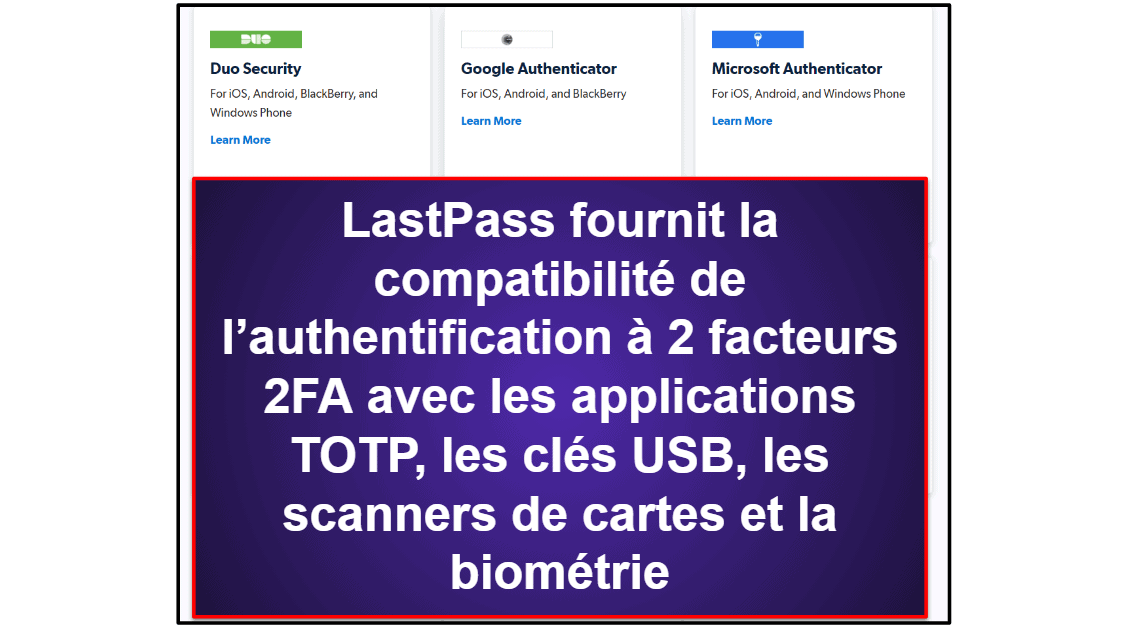 1Password vs LastPass : sécurité