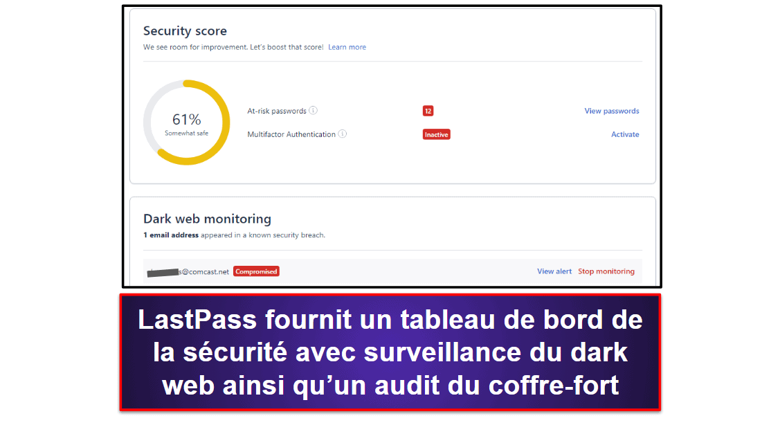1Password vs LastPass : fonctionnalités supplémentaires