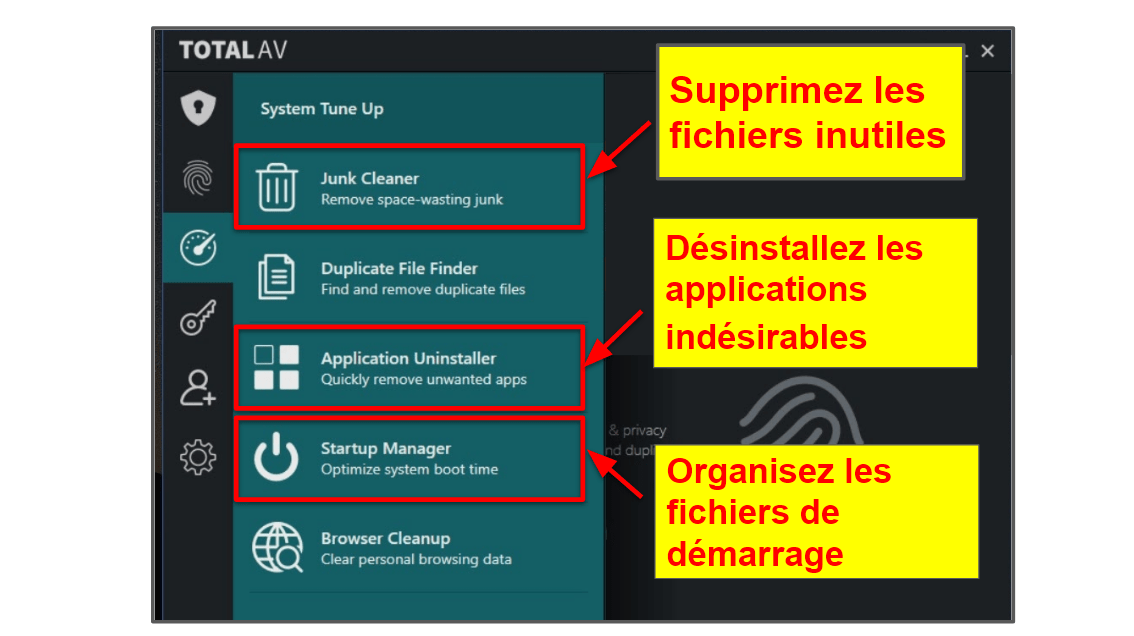 Téléchargez un programme d’optimisation de l’appareil