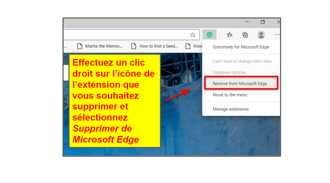 Supprimez les extensions de navigateur non utilisées