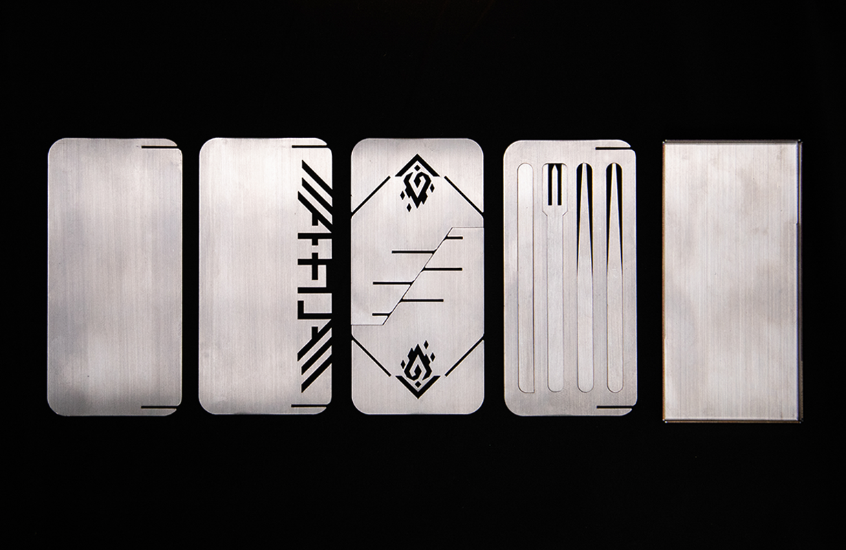 The five Alpha Bonfire panels