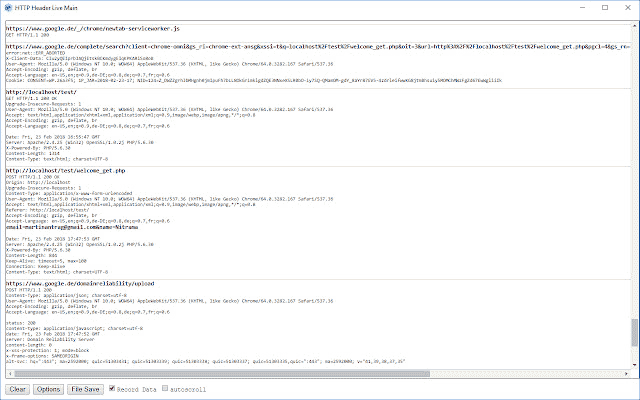 HTTP Header Live HTTP Header Live