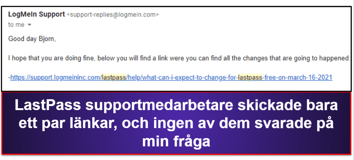 1Password vs. LastPass: Support